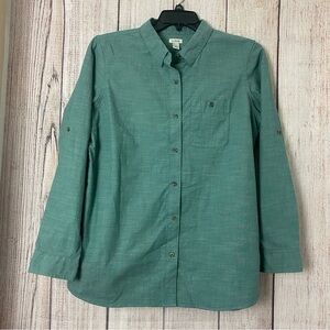 L.L bean women’s  Button Up shirt size Large
